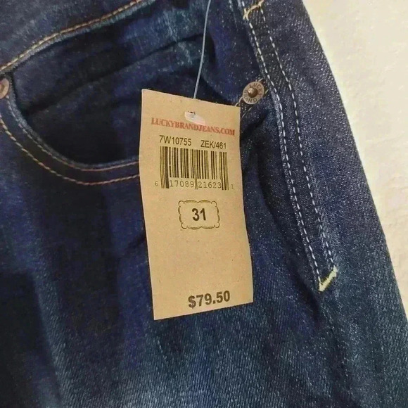 Lucky Brand Classic Rider Relaxed Fit Bootcut Blue Jeans size 12/31 X 32 NWT - Picture 6 of 9